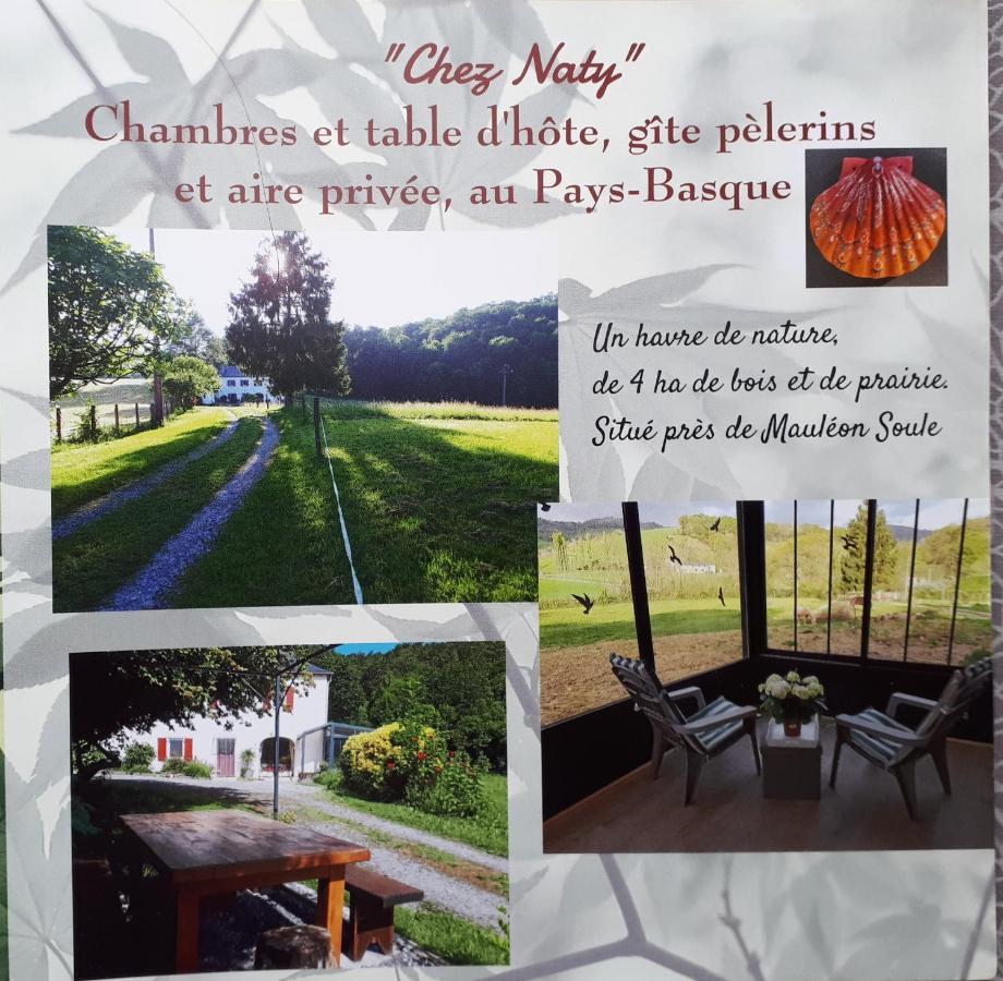 "Chez Naty" Chambres D'Hotes Au Pays-Basque Cheraute エクステリア 写真